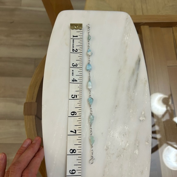 Larimar Natural Stone Bracelet - Picture 4 of 4